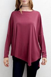  Washed Burgundy Top