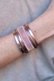  Metallic Leather Cuff