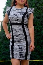  Diamonds Black & White Dress