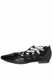  Black Elastic Flat