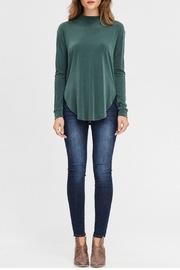  Green Key-hole Top