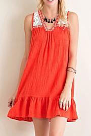  Crinkle Vee Dress