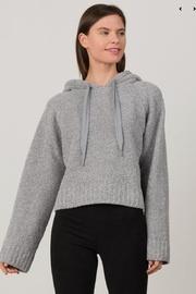 Grey Cropped Hoodie