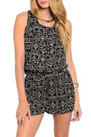  Black Taupe Romper