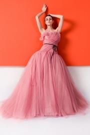 Pink Tulle Gown