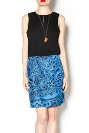  Blue Drop Waist Dress