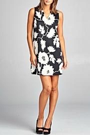  V-neck Floral Dress