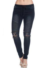  Moto Skinny-denim Jogger