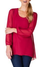  Silky Pleated Blouse