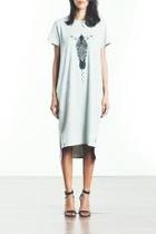  Gray Zebra Dress