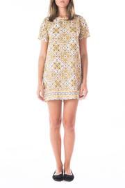  Yellow Patterned Shift