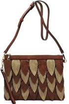  Two-tone Leaf Cross-body