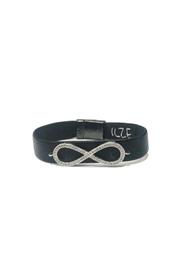  Infinity Leather Bracelet