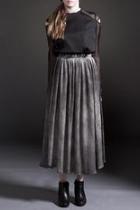  Black Silk Top