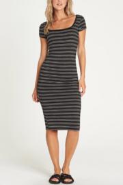  Day Night Stripe Midi Dress