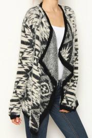  Fuzzy Tribal Cardigan