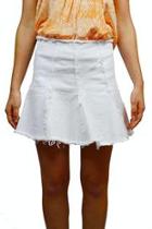  Frayed Denim Skirt