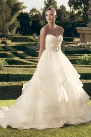  Ruffle A-line Gown