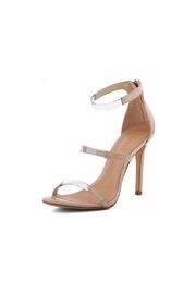  Blush Patent Leather Sandals
