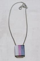  Tricolor Wood Pendant