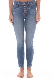  Skinny High Rise Button Up Jeans