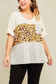  Leopard Block Tee