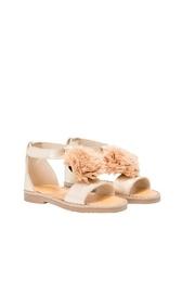  Gold Flower Sandal
