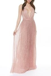  Deep V Maxi Dress
