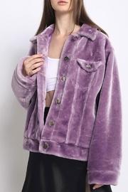 Faux-fur Trucker Jacket
