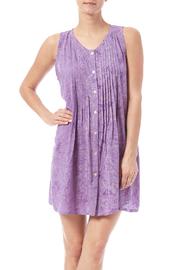  Lavender Pintuck Tunic