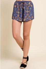  Printed Tie Waist Short
