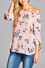  Blush Floral Blouse