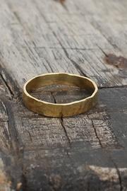  Gold Hammered Ring