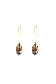  Bronze Bud Earrings
