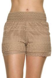  Lace Crochet Shorts