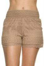  Lace Crochet Shorts