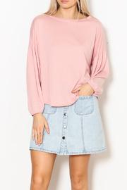  Double Zero Dusty Purple Long Sleeve Top