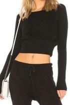  Banded Long-sleeve Crop