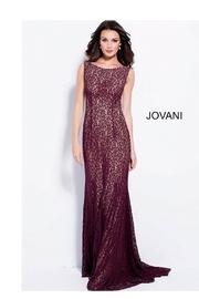  Lace Backless Gown