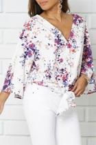  Bell Tie Blouse