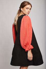  Black Dress Coral Sleeves
