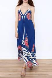  Blue Sleeveless Hanky Dress