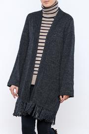  Blue Fringe Cardigan