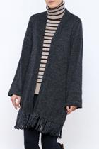  Blue Fringe Cardigan