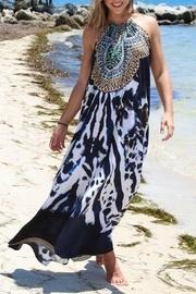  Long Print Dress