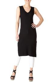  Black Slit Tunic