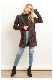  Leopard Long Cardigan