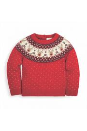  Reindeer Fair Isle Sweater