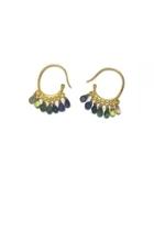  Sapphire Dangle Earrings