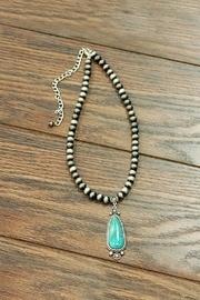  Natural Turquoise Pendant-necklace
